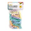 folia 2289 Wooden Pegs, Pastel Pack of 48, in 3