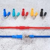 QOOSIKICC 100 Pcs Bullet Connectors Kit, Insulated Bullet Connectors Terminals