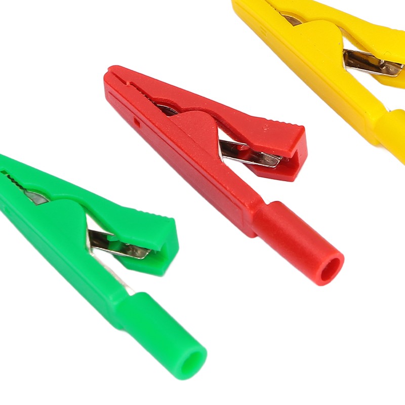 Electrical Wire Test Clips Clamps 30V‑60V Maximum10A 6mm/0.24in Open for