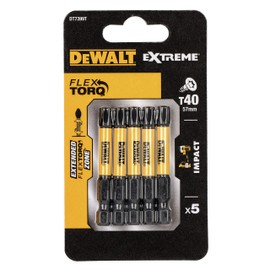 Dewalt Extreme Impact Torsion Bits T40, 50 mm/Set of 5, DT7399T QZ