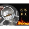AUEAR, Grease Handheld Stainless Steel Pasta Strainer Insert Drainer for