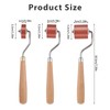 GIONAR 3Pcs Rubber Brayer Rollers, Multi-Size Ink Brayer for Printmaking