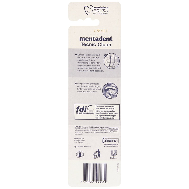 Mentadent 3 mittelgroße Zahnbürsten