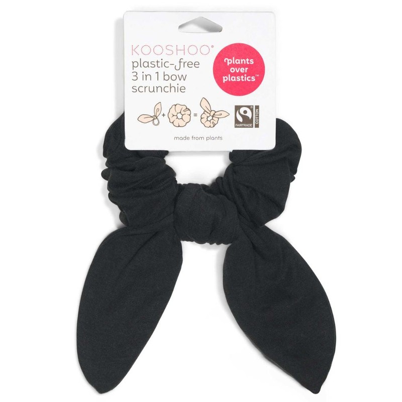 Kooshoo 3 in 1 Bow Scrunchie, Flamingo