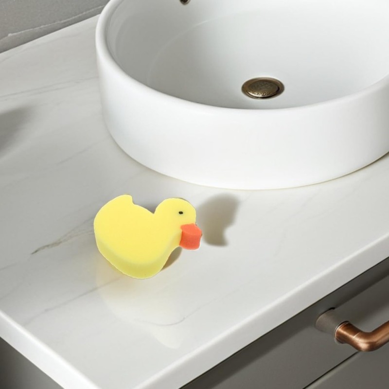 KALLORY Esponjas de baño para 5 unidades esponja multifuncional forma