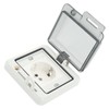 Standard IP66 Waterproof Wall Outlet Wall Mounted Concealed Plug Adapter