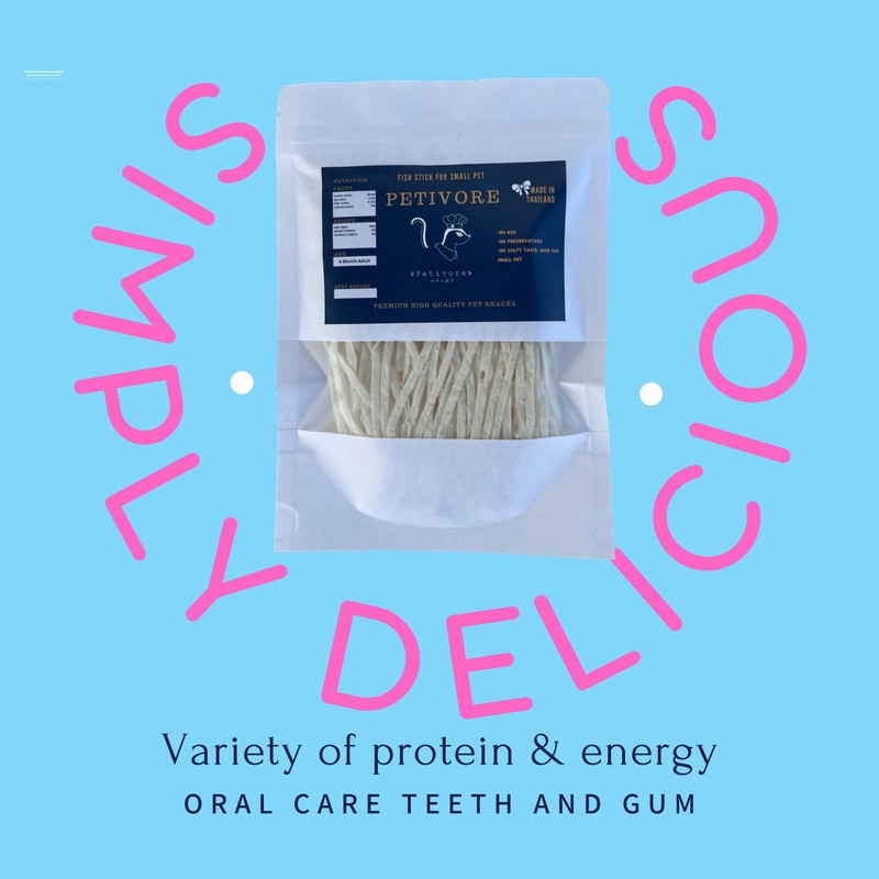 PETIVORE Premium Fish Stick for Sugar Glider and Small Exotic