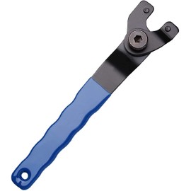 Yuentoen Grinder Wrench - Universal Adjustable Lock-Nut Pin Spanner,Angle Grinder Wrench, Power Angle Grinder Tool for 4" 5" 6" 7" 9" Angle Grinders (Blue+Black)