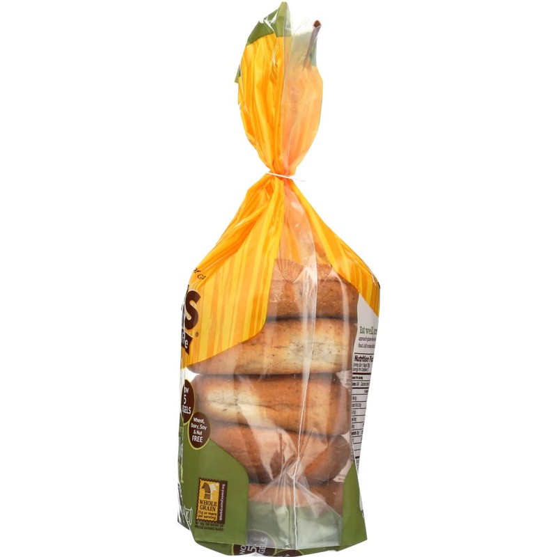 Udi's Gluten Free Whole Grain Bagel 14oz (4pack) 4bagels Each