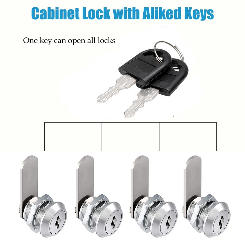 Litensh 40 mm Security Mailbox Lock, Mailbox Lock, Cupboard Drawer