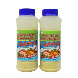 Montero Adobo All Purpose Seasoning with Pepper Extra Large 28 oz Shakeable Canister - Affinity Foods 2 Pack (28 oz, Sin Pimienta)