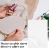6 Pcs Stick and Stitch Embroidery Paper Adhesive Water Soluble