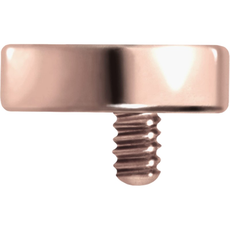 PIERCINGLINE Titanium Screw Attachment with External Thread 0.9 mm Ring