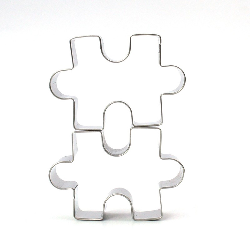 GXHUANG Game Puzzles Cookie Cutter Set, Set of 2 -