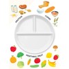 Sweese Portion Control Plates Set of 2, 9 Inch Divided
