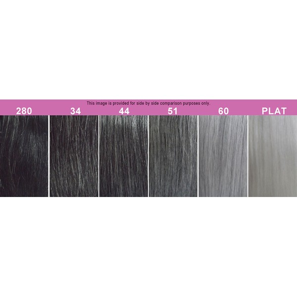 Foxy Silver (Weave - Salon Deep Wave) 12 inch - Human Hair Blend Weave in 34