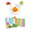 Potty Trainer with 8 Toilet Stickers Underwater Animals + Reward