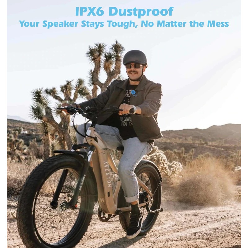 Wearable Bluetooth Speaker with Mic Portable Clip On Speakers