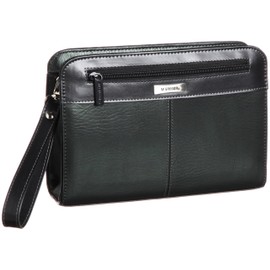 McLeger 21856 Men's Lightweight Second Bag Pouch, Black