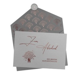 Joli Coon Farewell Card with Envelope and Wax Seal - Farewell Card Colleagues - Farewell Card Colleague