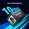 UGREEN Ethernet Extender 10Gbps, 2 Pack Ethernet Coupler for Cat8