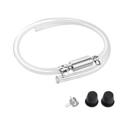 TNAIYH Brake Bleeder Hose, One Way Check Valve Tube Bleeding Tool Kit, Motorbike Brake Fluid Bleeder Hoses Replacement Accessories with 3 Clamps, Universal for Car Motorcyle Clutch