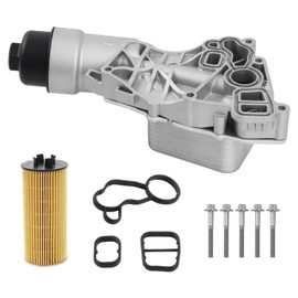 11428585235 Aluminum Engine Oil Cooler Filter Housing Assembly Compatible with 2014-2019 Mini Cooper,2016-2019 Mini Cooper Clubman,2017-2020 Mini Cooper Countryman,2018-2019 X2,2016-2019 X1