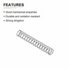 DTGN 0.6x6x40mm(DxODxL) Compression Spring - 10Pack - Good for Machinery