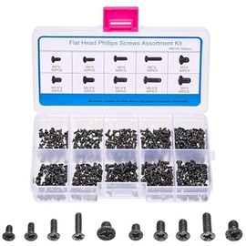 500 Tornillos Para Reparación De Portátiles, Kit De Tornillos M2 M2.5 M3, Acero Al Carbono, Incluye 10 Tipos Diferentes Para Mantenimiento De Hardware