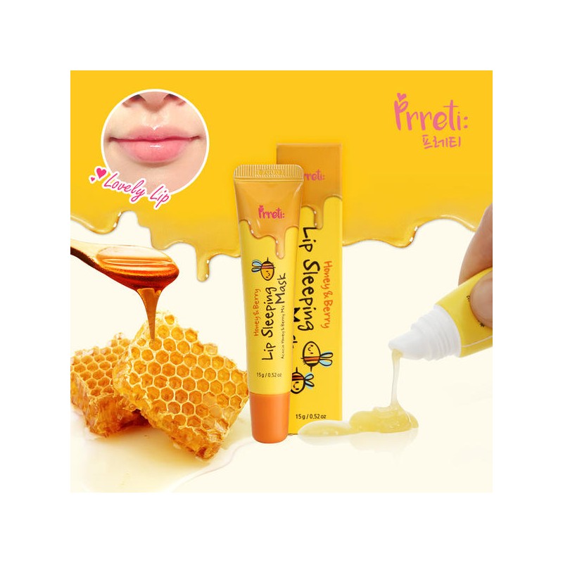 Pretty Honey & Berry 프레티 허니앤베리 립 슬리핑 마스크팩 15g