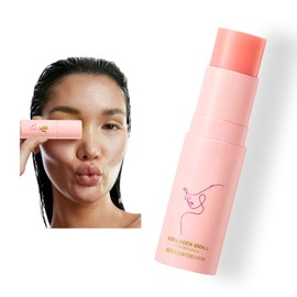 Compact Collagen Powder Stick – Firming & Rejuvenating Skincare Solution for Radiant Complexion – Nourishes, Hydrates, Smooths Wrinkles & Promotes Skin Vitality