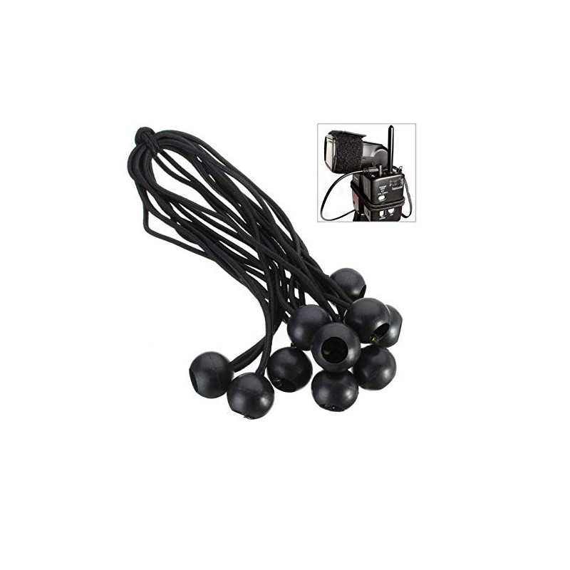 Yoogeer 10Pcs Flag Pole Clip Attach Windsocks Ball Bungee Cord