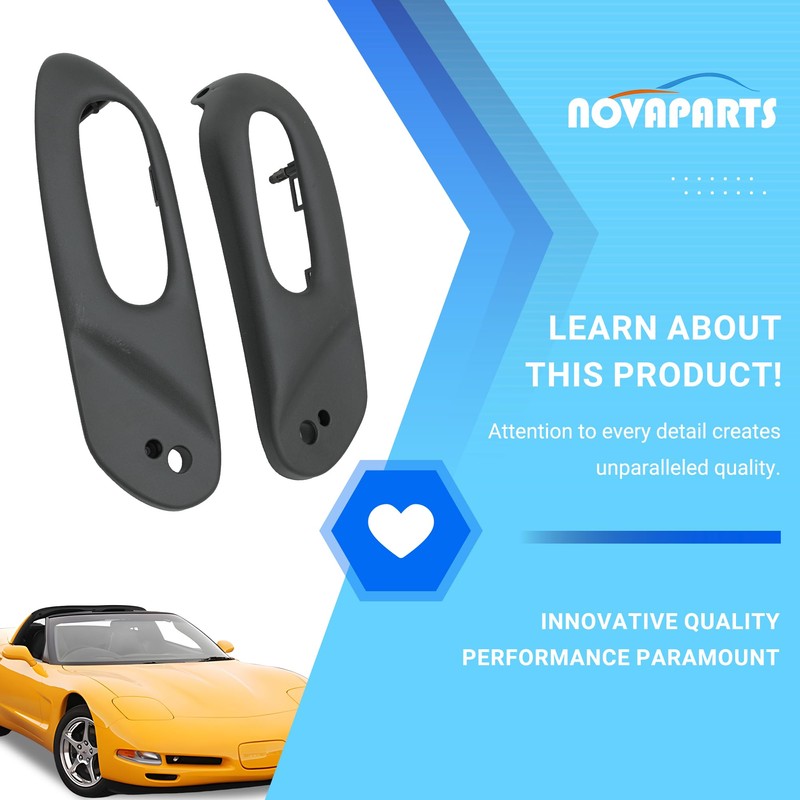 NOVAPARTS Driver and Passenger Side Power Seat Switch Bezel Trim