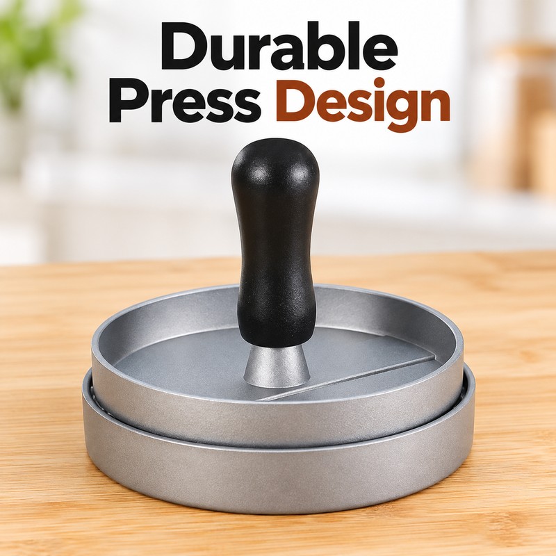 Burger Press Maker for Homemade Patties – Non-Stick Hamburger Patty