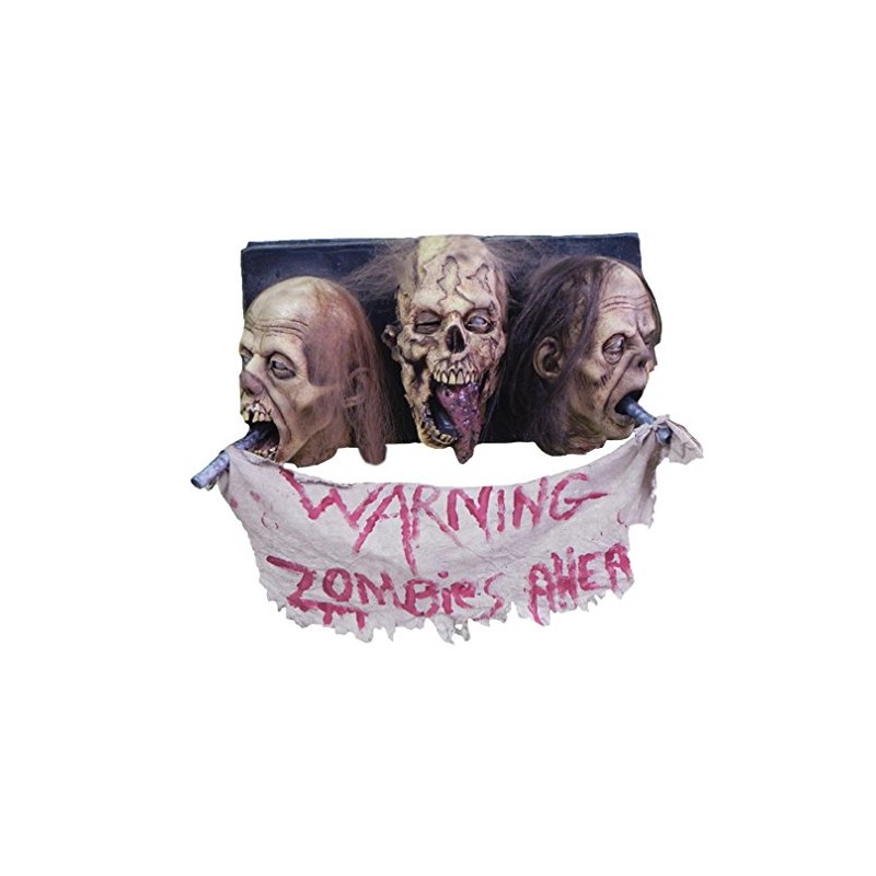 ZOMBIE WALL PLAQUE 3 FACED