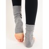 Thulia Yoga Socks, Kosher Socks, Non Slip, Open Toe, Moisture