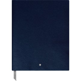 Montblanc Sketchbook 116953 Fine Stationery #149 Indigo – Elegant Soft Cover Journal – Lined Notebook with Leather Binding – A4