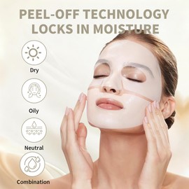 6 Stück Collagen Maske,Overnight Kollagen Maske,Gesicht Kollagenmaske Für Das Gesicht Collagen Face Mask Straffend Und Anti-Aging Spendet Feuchtigkeit Und Pflegt Die Haut Reduziert Feine