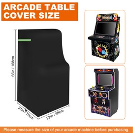 Arcade Table Cover, 600D Covers for Indoors/Outdoors Game Machine Table