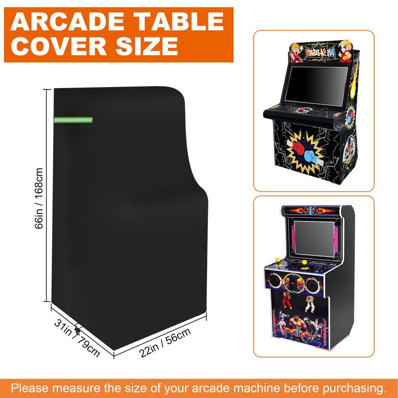 Arcade Table Cover, 600D Covers for Indoors/Outdoors Game Machine Table