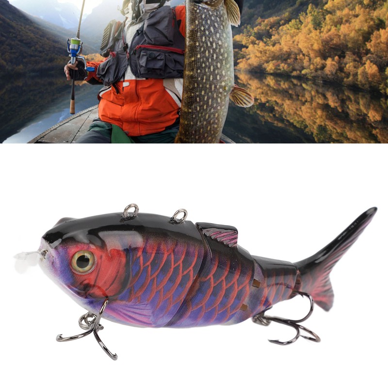 Robotic Swimming Fishing Bait Multi Jointed USB Rechargeable Electric Fishing