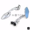 HTTMT- Chrome Adjustable Diamond Base Mirrors Rearview Compatible with Suzuk