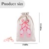 Ballet Dance Shoe Bag Drawstring Gift Bag Canvas Cinch Travel