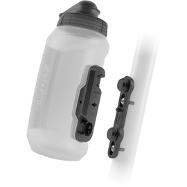 Fidlock Twist Bottle 750 Compact and Bike Base Transparent White