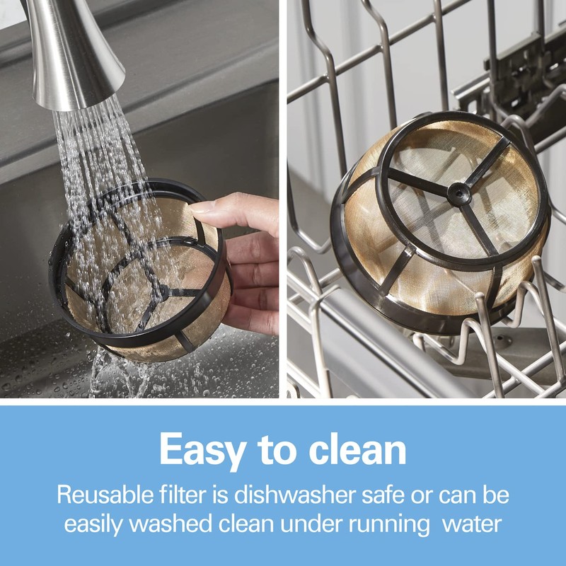 Hamilton Beach Permanent Gold Filter, Fits Most 8 to 12-Cup