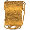 styleBREAKER Women Mini Messenger Bag in Snakeskin Look, Shoulder Bag,