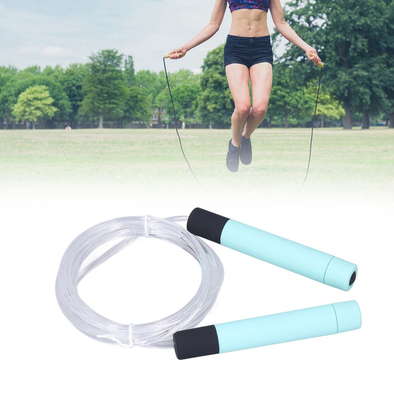 Children Skipping Rope Rainbow Luminous Fitness Skipping Rope Flashing Student