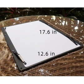 Banjiang Metal Clipboard with Shoulder Strap,Aluminum Drawing Board with Movable Clip,A4 Letter Legal Tabloid Ledger Sized Clipboards,Wearable Art Board for Urban Sketching (Black - 11x17-4 Clips)