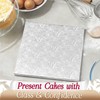 Cakebon Cake Boards Square - Sturdy 1/2 Inch Thick Drums