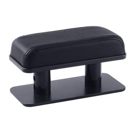 Adjustable Height Car Armrest Left Elbow Support Pad Anti-Fatigue Car Door Armrest Rest Pad (Black)